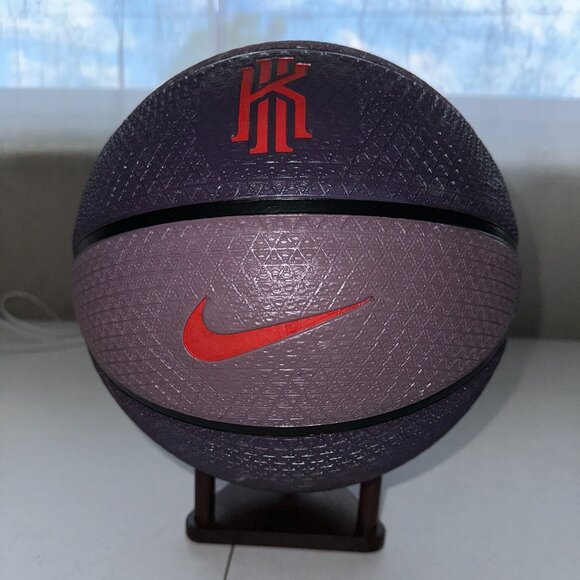 KYRIE IRVING LOGO SIGNED NIKE BASKETBALL AUTOGRAPHED W/COA MAVERICKS NETS - 743 - Picture 2 of 8